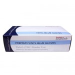 Essentials Collection [Powder Free] Vinyl Gloves Large - Blue