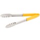 12" Utility Tong, PP Hdl, S/S, Yellow - 6/Case