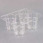 4 Compartment Rack for SDB-16 and SDB-32, Clear - 1/Case