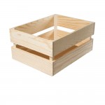 300x300x200 mm Wooden Serving and Display Crate. Mahogany - 1/Case
