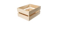 300x300x200 mm Wooden Serving and Display Crate. Mahogany - 1/Case
