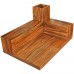 600x850x450 mm Bread cutting and display stand. 2 raiser level. Integrated cutting board for bread. Raintree. Ply