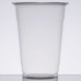 16 oz. Clear PET Plastic Cold Cup - 100/Case