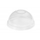 95 mm DIA Clear Cup Dome Lid PLA - 100/Case