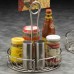 Condiment Rack, Stainless Steel, Scroll Design, 6-1/4 Dia. 6-1/4 Dia.x9 H - 24/Case
