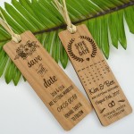 Wooden book mark with custom engraving - 100/Case
