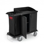 Executive Compact Housekeeping Cart with Doors - Traditional - 1/Case