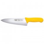 8" Cook"S Knife, PP Hdl, Stal, Yellow - 6/Case