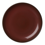 18cm Round Coupe Plate, Rustic Collection, Crimsone - 36/Case