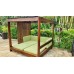 Outdoor Daybed. Mahogany