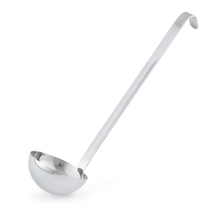 One-Piece Heavy-Duty Ladle with Stainless Steel and Black Kool-Touch® Handle