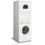 10kg Stack Front Load Washer and Front Load Dryer, Electric LTEE5ASP303ZW01 with Coin Kit3 years parts and labor warranty - 1/Case