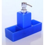 Face towel tray - resin in blue color