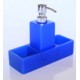Face towel tray - resin in blue color