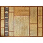 Wall Panels. Mahogany, Tapa, Bamboo. 3600х2400х100 mm