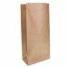 185x445x100 mm Brown Block Bottom Paper Bag - 200/Case