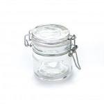 4 Oz. Apothecary Jar, Glass, Clear, EACH