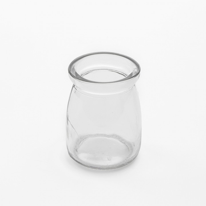 4 Oz. Jar, Glass, Clear, EACH