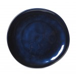 10.5'' Irregular Round Coupe Plate, Cosmo Blue, Melamine  - 12/Case
