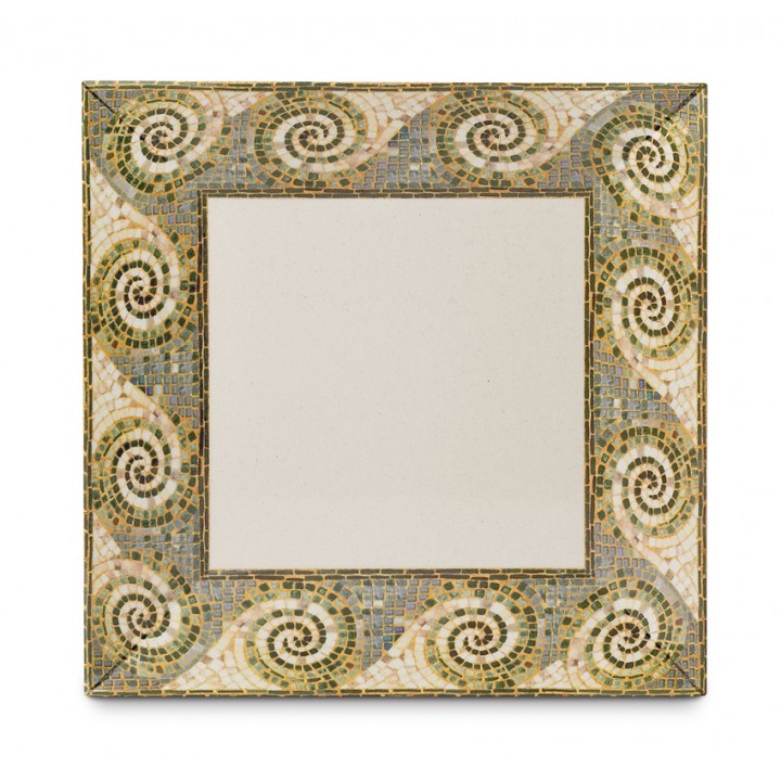 6'' Square Plate, Mosaic, Melamine  - 12/Case