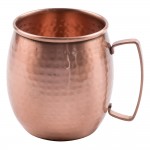 14 oz. Mug w/ Pounded Finish, Copper  - 1/Case