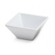 3 oz. Square Petite Bowl, White, Melamine  - 48/Case