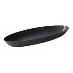 10.4 qt. Oval Platter, Black, Melamine  - 1/Case