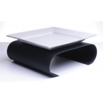12'' Ceramic Square Plate, White, Ceramic  - 1/Case