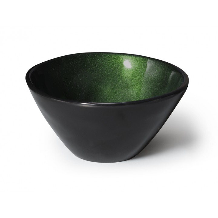 8 oz. Irregular Bowl, Cosmo Green, Melamine  - 24/Case