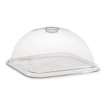 Square Dome Cover for HI-2009, Clear, SAN - 6/Case