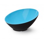 1.1 qt. Cascading Bowl, Blue/Black, Melamine  - 6/Case
