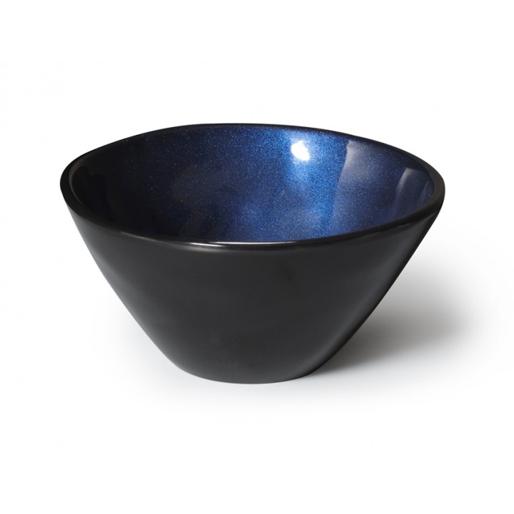 8 oz. Irregular Bowl, Cosmo Blue, Melamine  - 24/Case