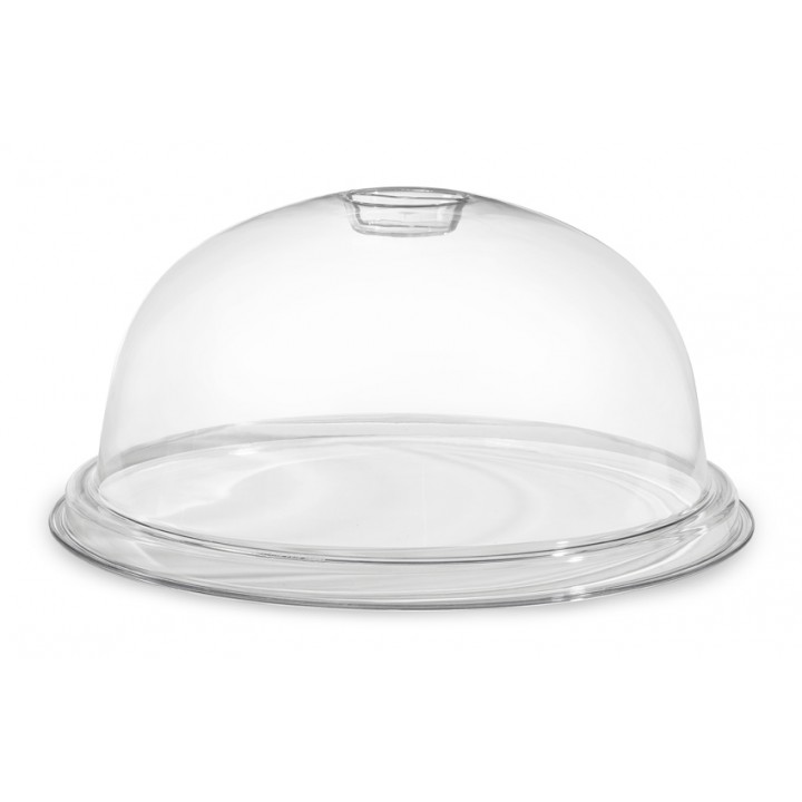 Round Dome Cover for HI-2010, Clear, SAN - 6/Case
