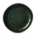 9'' Irregular Round Coupe Plate, Cosmo Green, Melamine  - 12/Case