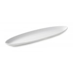 4 oz. Oval Side Dish, White, Melamine  - 12/Case