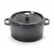 4.5 qt. Induction Ready Round Dutch Oven w/ Lid, Gray with Black Interior, Cast Alum  - 1/Case
