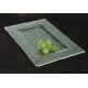 12''x8'' Glass Rectangular Platter, Jade, Glass  - 1/Case