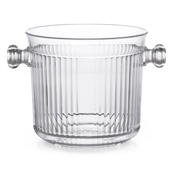 2.5 qt. PC Ice Bucket, Clear, PC  - 6/Case