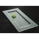 23''x12'' Glass Rectangular Platter, Jade, Glass  - 1/Case