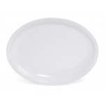15''x12'' Oval Platter, White, Melamine  - 3/Case