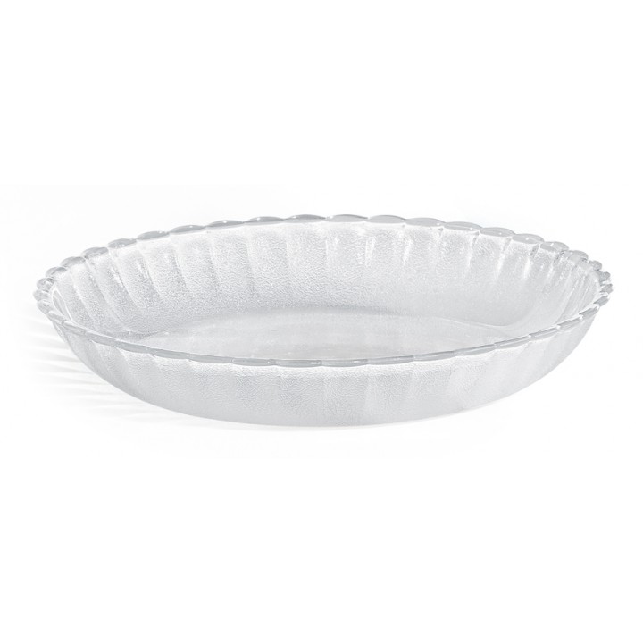 8'' Plate, Clear, PC  - 24/Case