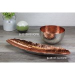 3 qt. Copper Plated Aluminum Bowl with Hammered Finish  - 1/Case