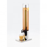 Cal-Mil 1494 Tall Stainless Steel Acrylic Beverage Dispenser