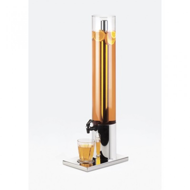 Cal-Mil 1494 Tall Stainless Steel Acrylic Beverage Dispenser