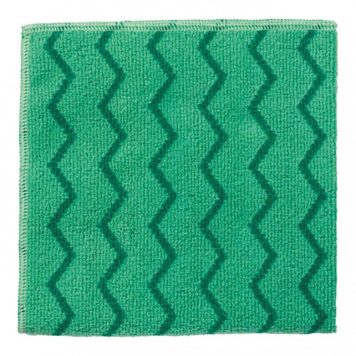 Microfiber General-Purpose Cloth (Green, Red, or Blue) - 12/Case