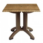 32" Table, Square, Sumatra, Wicker Decor - 12/Case