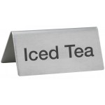 Tent Sign, Iced Tea, S/S - 12/Case