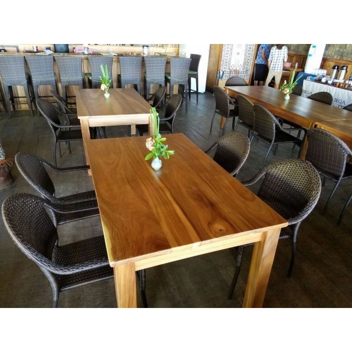 Beqa dining table. 1500x800x760 -  Raintree
