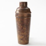 Cocktail Shaker, Antique Copper, 24 Oz. 4 Dia.x9-1/4 H - 12/Case