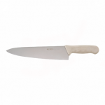 10" Cook"S Knife, PP Hdl, Stal, White - 6/Case